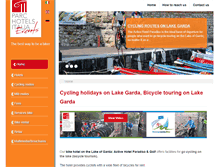 Tablet Screenshot of bikehotelgarda.info